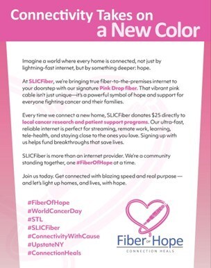 Sterlite Technologies Inc. and SLICFiber launch #FiberOfHope to support World Cancer Day awareness