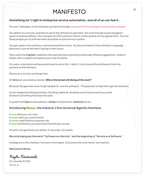 Nexus Manifesto Nexus Manifesto