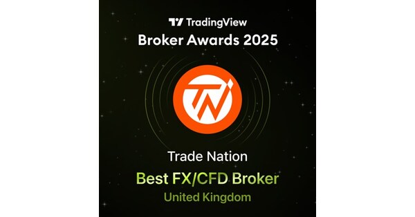 Trade Nation Recognised by TradingView as "Best Forex and CFD Broker UK"