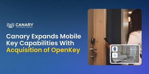 Canary Technologies Expands Mobile Key Capabilities With Acquisition of OpenKey