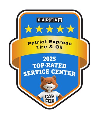 Patriot Express Named 2025 CARFAX Top-Rated Service Center in Plano