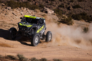 POLARIS' RZR FACTORY RACING DRIVER BROCK HEGER DOMINATES AT KING OF THE HAMMERS®  DESERT CHALLENGE FOR THIRD STRAIGHT YEAR, SECURING UTV OVERALL WIN