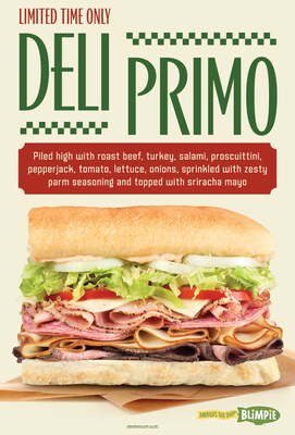 Blimpie Stacks the Flavor with New Deli Primo Sub