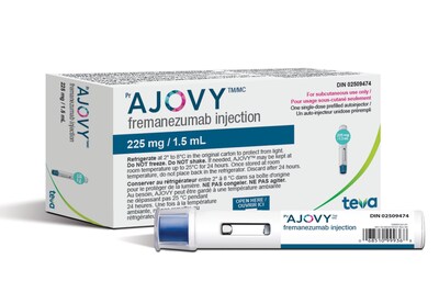 [Pr]AJOVY® (CNW Group/Teva Canada)