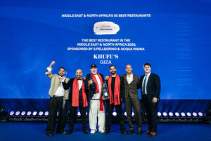 KHUFU'S IN EQYPT IS NAMED NO.1 IN THE LIST OF MIDDLE EAST & NORTH AFRICA'S 50 BEST RESTAURANTS 2026