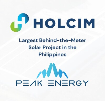 Holcim and Peak Energy sign state-of-the-art behind the meter project in the Philippines