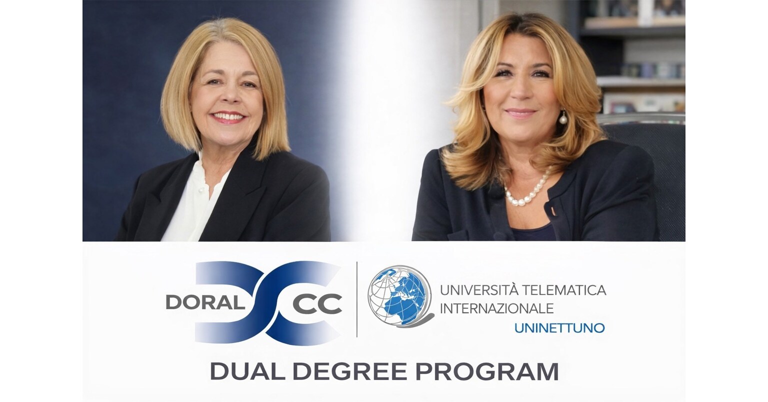 Doral College y la Universidad Telem&aacute;tica Internacional UNINETTUNO anuncian programa de Doble Titulaci&oacute;n Italia-Estados Unidos