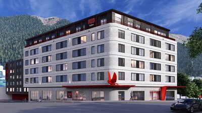 Radisson RED Queenstown exterior render