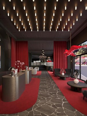 Radisson RED Queenstown lobby render