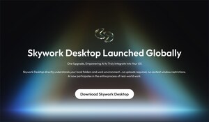 Skywork has launched "Skywork Desktop" globally, enabling Windows PCs to hire an AI employee