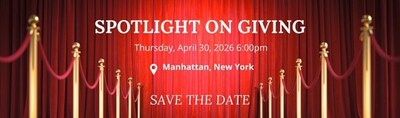 Spotlight on Giving is a unique, invitation-only fundraising event by For A Bright Future Foundation taking place on April 30, 2026, in Manhattan, New York.
