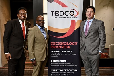 UMCP President Darryl Pines, TEDCO CEO Troy LeMaile-Stovall, IonQ CEO Niccolo de Masi at 2025 Entrepreneur Expo UMCP President Darryl Pines, TEDCO CEO Troy LeMaile-Stovall, IonQ CEO Niccolo de Masi at 2025 Entrepreneur Expo