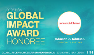 Johnson &amp; Johnson Named Inaugural Global Impact Award Winner by the Healthcare Businesswomen's Association (HBA)
