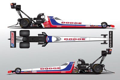 Tony Stewart Racing NHRA Dodge drivers Leah Pruett (graphics pictured) and Matt Hagan are turning up the heat this off-season, dropping a sneak peek of the new Dodge race car graphics they'll debut in less than 30 days at the 2026 season-opening NHRA Gatornationals in Gainesville, Florida, March 5-8.