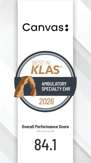 Canvas Medical Named 2026 Best in KLAS for Ambulatory Specialty EHR