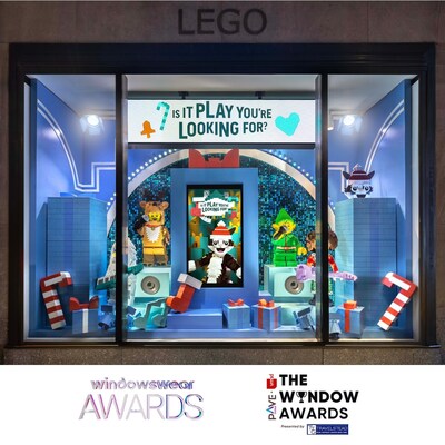 AwardLEGO Holiday Window by Duggal Visual Solutions
