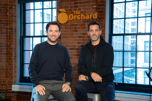 Left to right: Brandon Silverstein, CEO of Avex and Brad Navin, CEO of The Orchard.  Photo by Larry Busacca