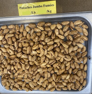 Pistache en écales fumées (Groupe CNW/Ministère de l'Agriculture, des Pêcheries et de l'Alimentation) Pistache en écales fumées (Groupe CNW/Ministère de l'Agriculture, des Pêcheries et de l'Alimentation)