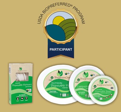 BioGreenChoice® portfolio have earned the USDA Certified Biobased Product Label.
