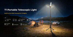 BougeRV Introduces the T1 Portable Camping Light: Built for the Wild, Powered for 12 Nights
