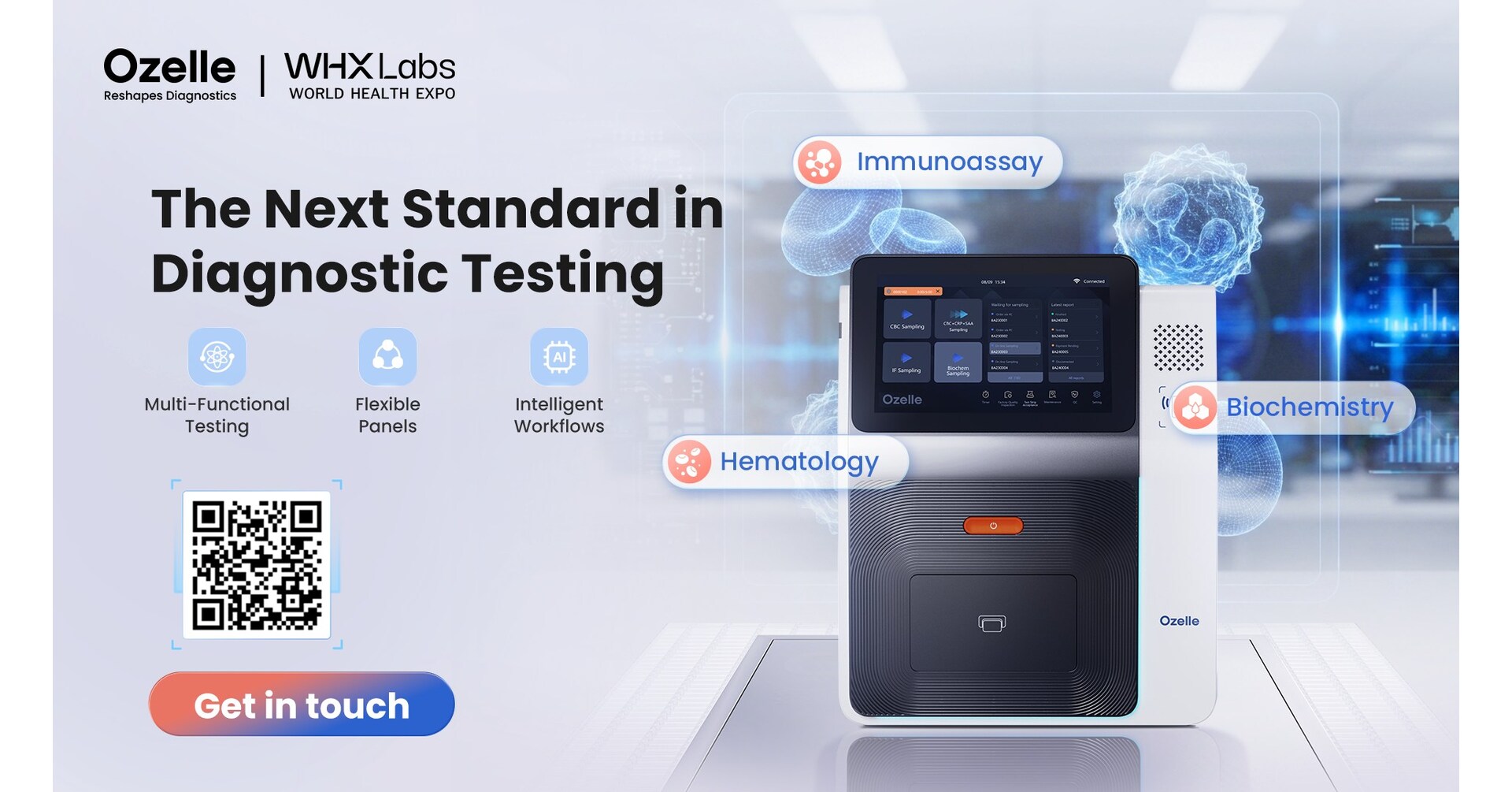 From Morphology to Clinical Insights: Ozelle's AI-Powered Diagnostics at WHX Labs Dubai 2026