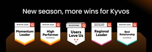 Kyvos Named a Momentum Leader in G2 Winter 2026 Reports, Earns 42 Badges