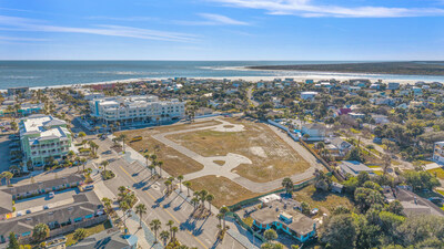 Aerial View of Vilano Beach | Breakwater Villas by Century Communities | New Homes in St. Augustine, FL