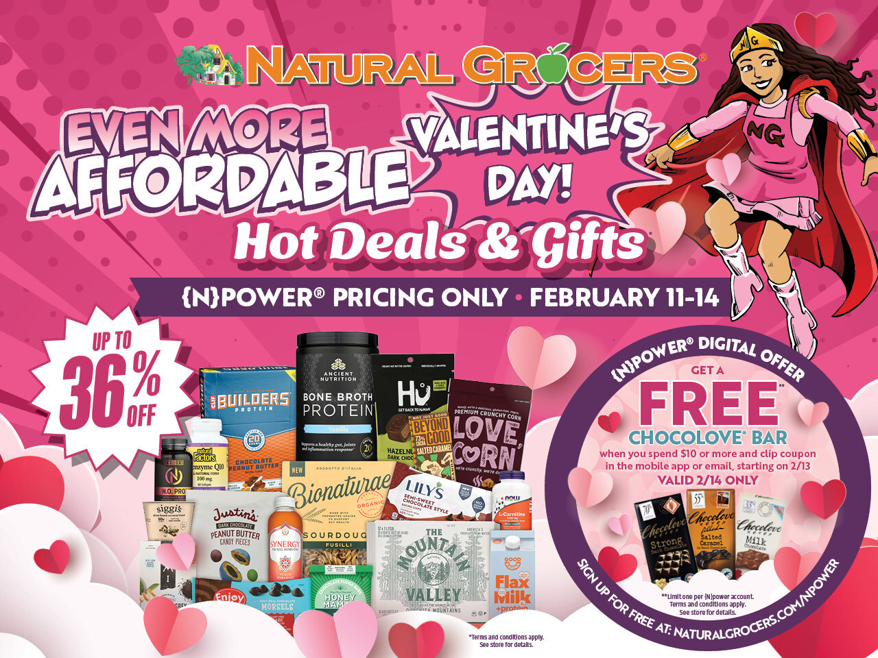 Natural Grocers® Turns Up the Love with Valentine's Hot Deals, Feb. 11-14, 2026