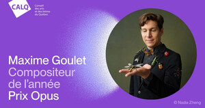 Maxime Goulet remporte le Prix Opus du Compositeur de l'année