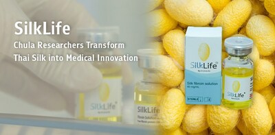 SilkLife: 쭐랄롱꼰대 연구진, 태국 실크를 의료 혁신으로 전환