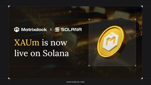 Matrixdock Expands XAUm to Solana, Enabling Institutional-Grade Tokenized Gold at Scale