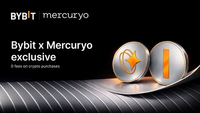 Bybit Partners with Mercuryo to Offer Zero Transaction Fee for Crypto Purchases in Selected Markets (PRNewsfoto/Bybit)