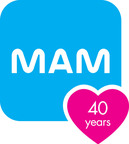 Up to 85% less CO2 with MAM products, 75% of employees are women, over 10,000 studies