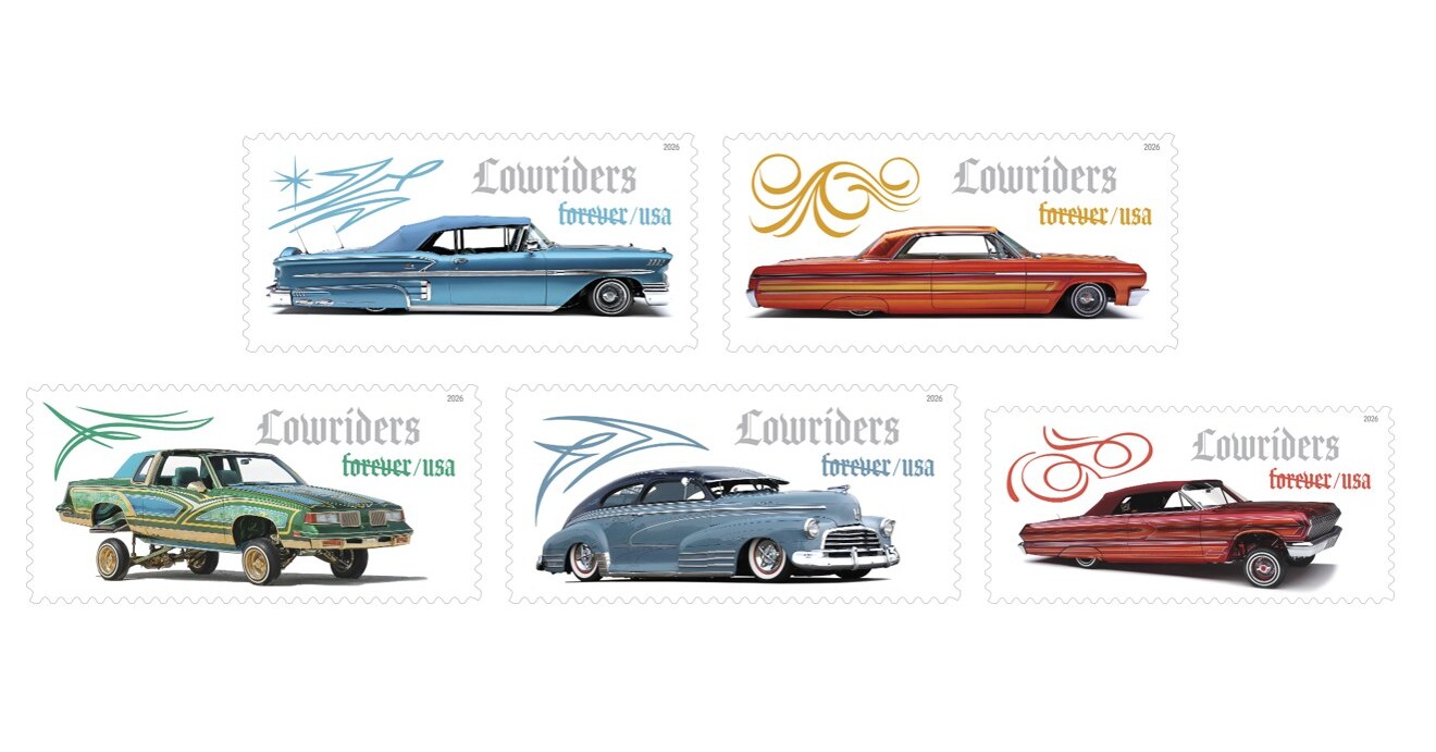 El U.S. Postal Service presenta las nuevas estampillas de Lowriders