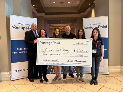 Grace’s Food Pantry and Vantagepoint A.I. joining forces to make a meaningful impact in the community.