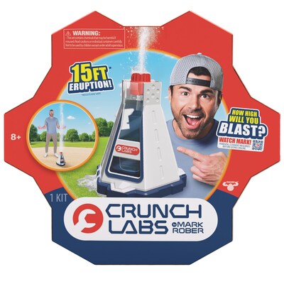 HAVING A ‘BLAST’ WITH STEM. Moose Toys and CrunchLabs by Mark Rober Elephant Toothpaste Blast is a next level take on the classic volcano experiment. Inspired by Rober’s Guinness World Record-breaking experiment, it’s a super-fun, supercharged upgrade with kid-safe real chemistry. Kids mix the ingredients, adjust the nozzle to alter the blast type and trigger an epic 15-foot-plus mega eruption. With six rounds of ingredients, it’s STEM done differently.