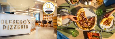 Princess Cruises Celebrates Prestigious Ospitalit&agrave; Italiana Certification for Alfredo&rsquo;s Pizzeria Aboard Sun Princess and Star Princess