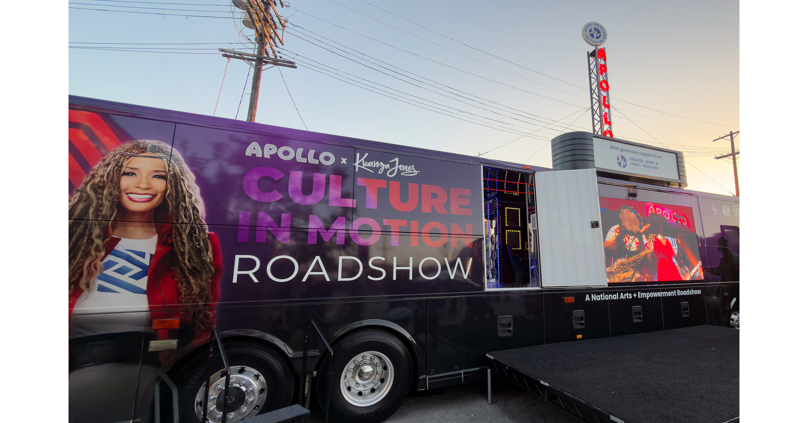 隨著 Kwanza Jones 於超級盃週期間擴大全國巡迴路演，Culture In Motion™ 亦在北加州啟動
