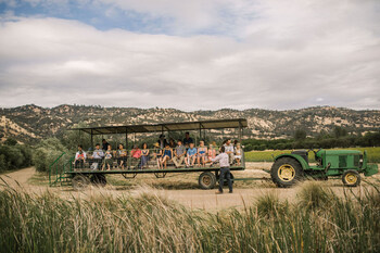 Tractor tour at Full Belly Farm in Yolo County