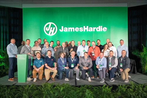 2025 James Hardie Service Excellence Award Winners