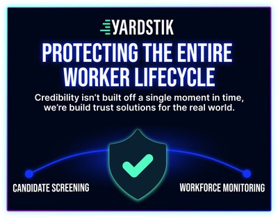 Yardstik's technology focusses on preventing workforce risk through the entire lifecycle.