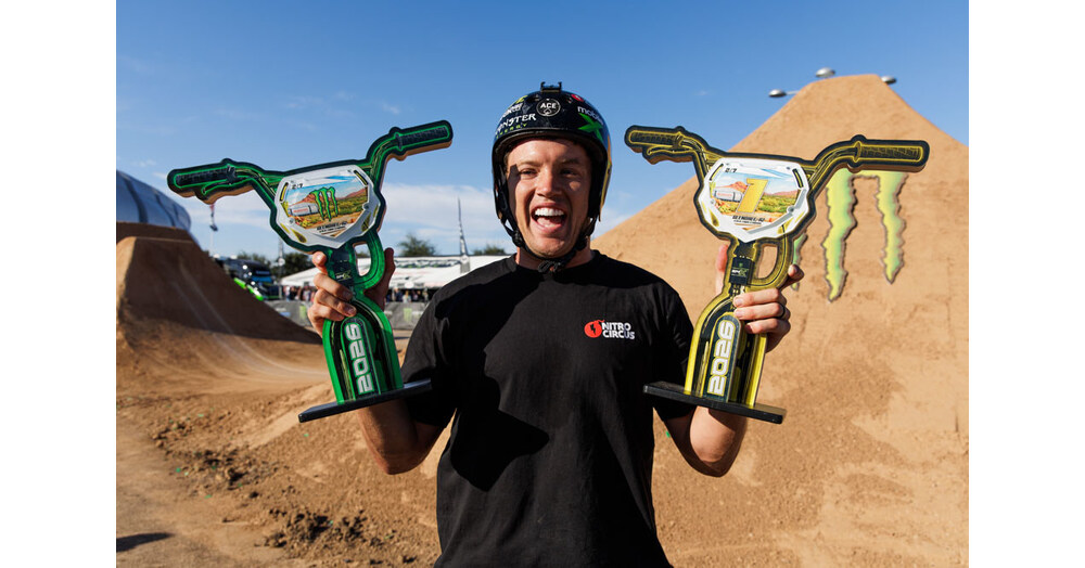 Monster Energy's Ryan Williams Takes First Place in Season Opener of the 2026 Monster Energy BMX Triple Challenge in Glendale