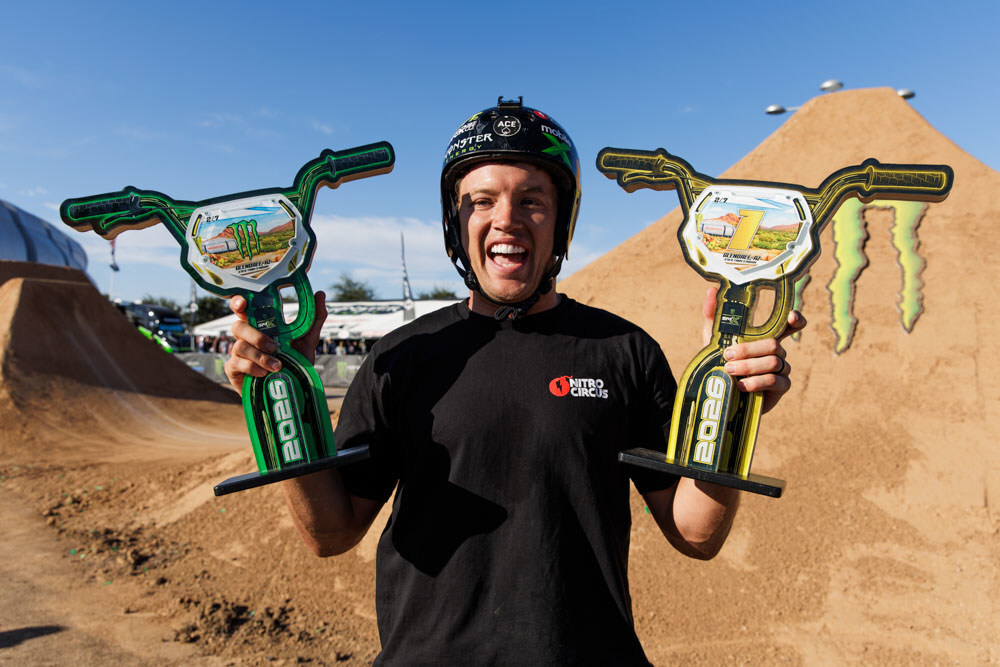 Monster Energy's Ryan Williams Takes First Place in Season Opener of the 2026 Monster Energy BMX Triple Challenge in Glendale