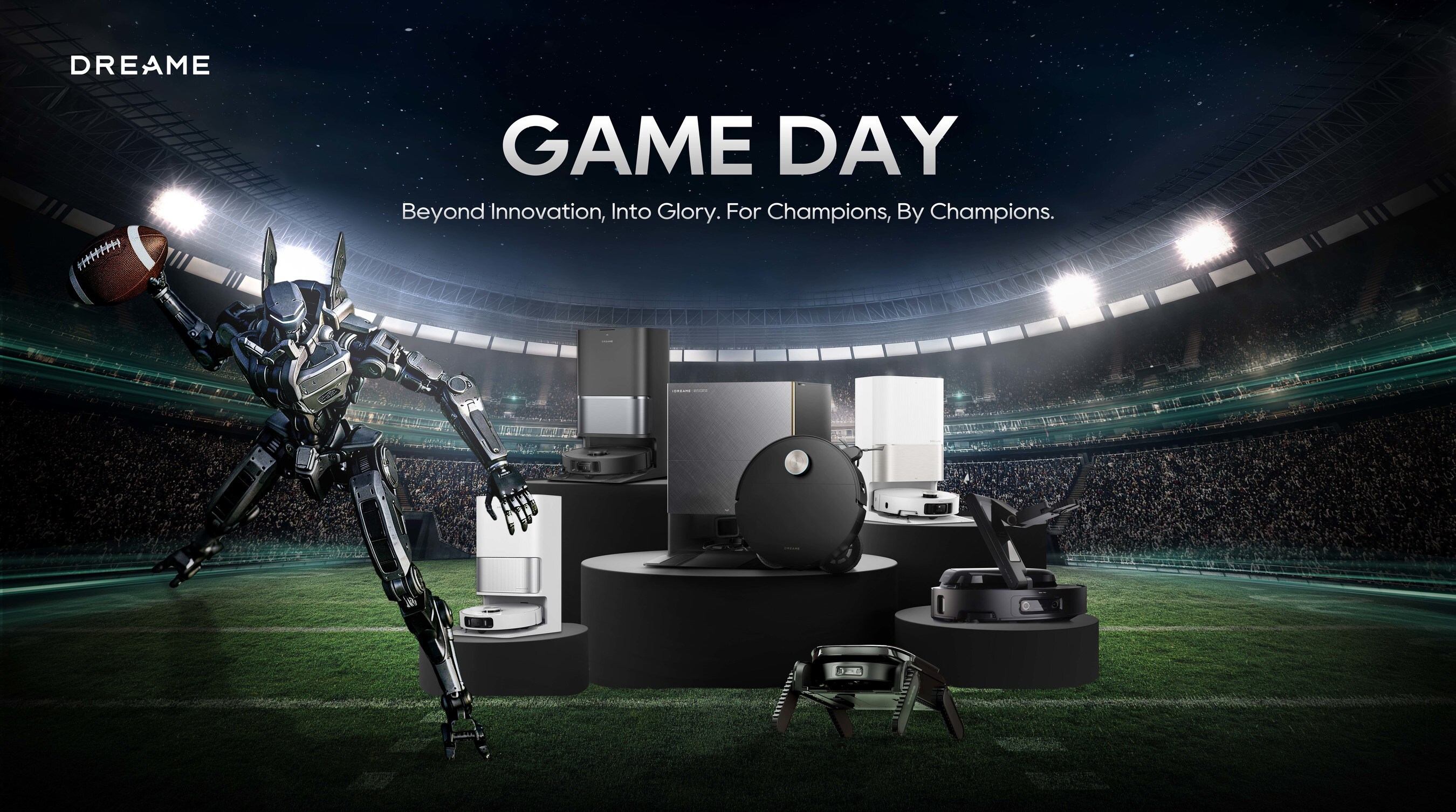 Dreame Robotic Vacuums Takes Center Stage: Showcasing Cutting-Edge Technology with a Game Day Commercial on NBC