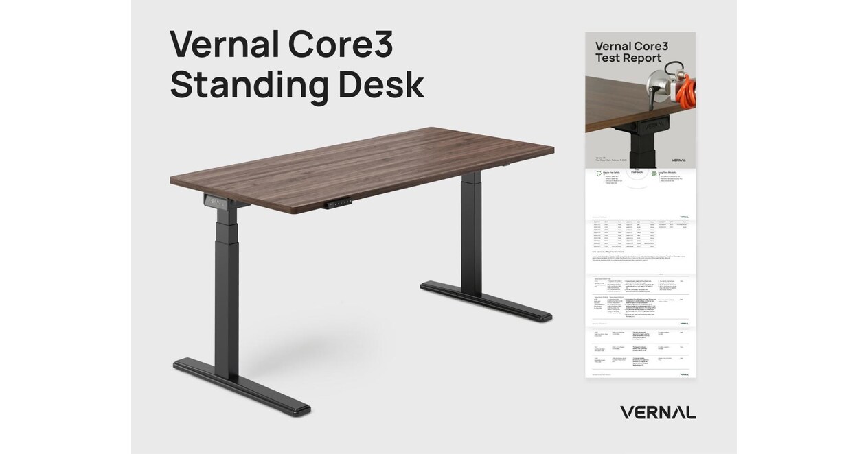 Vea la estabilidad:Vernal lanza el escritorio de pie Core3 con un informe de pruebas de rendimiento público Vea la estabilidad:Vernal lanza el escritorio de pie Core3 con un informe de pruebas de rendimiento público