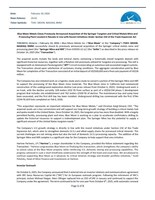 Blue Moon Metals Closes Previously Announced Acquisition of the Springer Tungsten and Critical Metals Mine and Processing Plant Located in Nevada in Line with Recent Initiatives Under Section 232 of the Trade Expansion Act