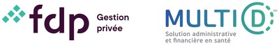FDP Gestion privée and MultiD logos (CNW Group/fdp Private Wealth Management)