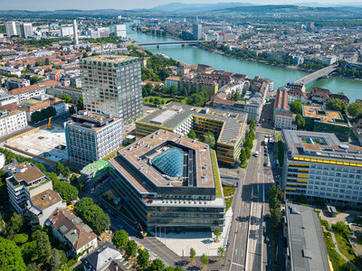 Landscape image of the Basel area’s booming biotech research centers. Photo credit: ©Kanton Basel-Stadt Photo: Raphael Alu