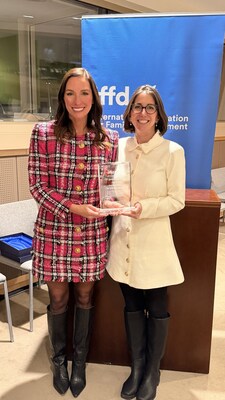 Sara Redington and Sadie Funk, Co-Founders of The Best Place for Working Parents, received an International Federation for Family Development (IFFD) Award during the Commission on Social Development at the United Nations Headquarters.