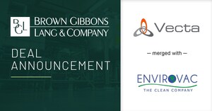 BGL Announces the Merger of Vecta Environmental Services and EnviroVac